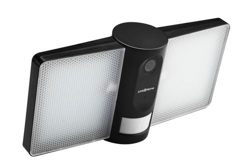 Link2Home Outdoor Floodlight with Camera, Alarm, and PIR â€ FloodlightCam Motion Sensor Home Security in the Garden, Garage, Car Park